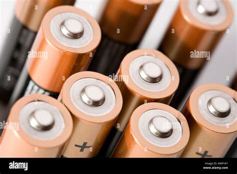 battery positive pole stock photo alamy