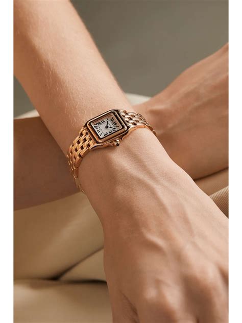 cartier panthere de cartier small mm  karat rose gold  net