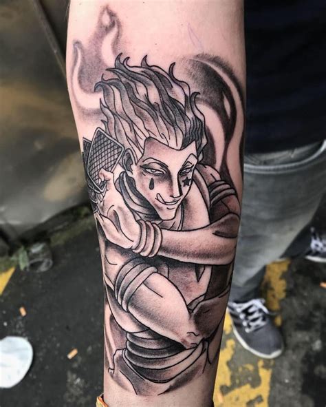 Hisoka 💧💜 done @monstattooconvention 2018 🏻#hisoka #hisokatattoo # ...
