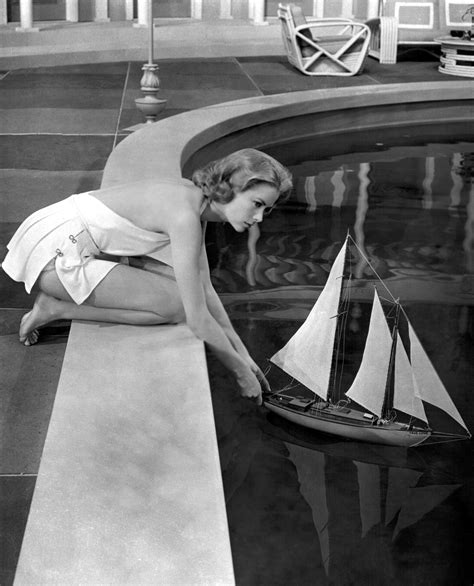 grace kelly   pool high society beguiling hollywood