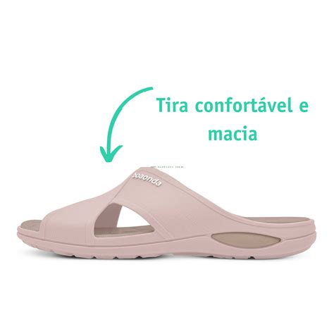 Chinelo Anatômico Boa Onda Harmon Rose Nude na Mameluko