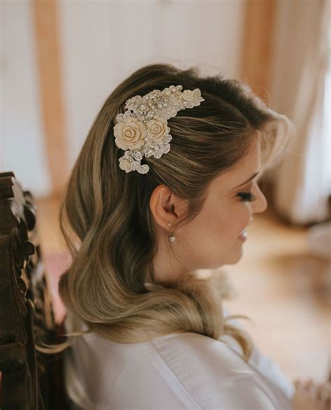 Penteado Para Noiva Civil - Penteado para casamento civil - Presilhas para noivas | Penteado ...