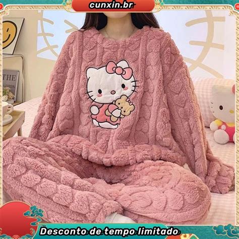 Pijamas Femininos Inverno Soft