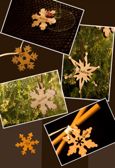 Personalized Snowflakes by ChopChopSticks.com