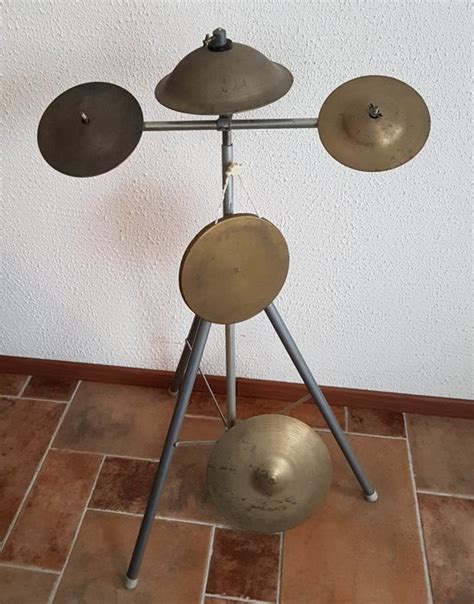collection  small vintage cymbals ufip catawiki