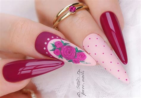 Unhas Decoradas Com Rosas - Flores e glamour: como fazer unhas decoradas com rosas - Unhas ...