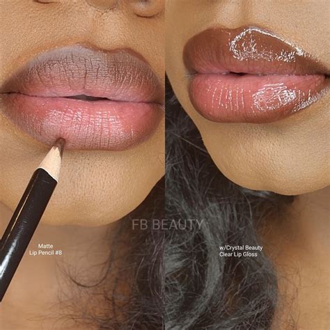 Matte Brown Lip Liner / Lip Pencil #8 Moisturizing and Long Lasting