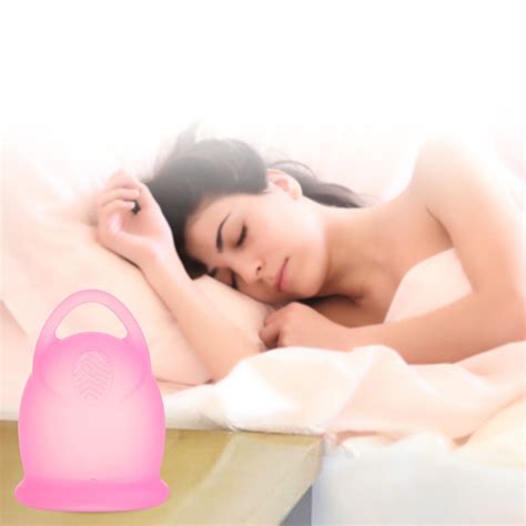 dianhelloya Menstrual Cup with Pull Ring Ergonomic Design Flexible Leak