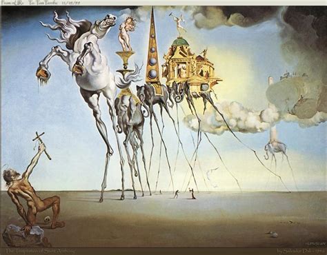 The Temptation of St. Anthony, 1946 - Salvador Dali - WikiArt.org