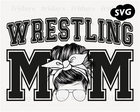 WRESTLING Mom SVG Mom Life Cut File Sublimation Design PNG - Etsy India