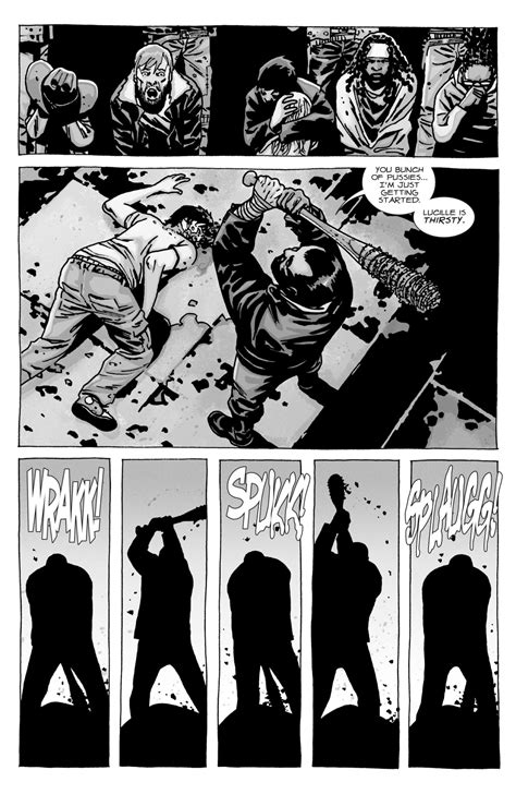 Comics Forever, The Walking Dead: Negan Kills Glenn // words by...