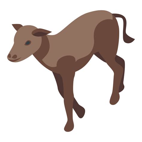 Wild cow icon isometric vector. American bison 16160342 Vector Art at