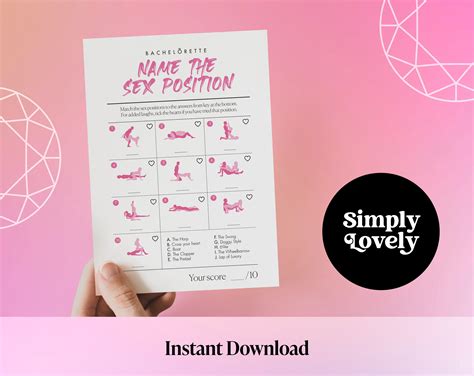 Bachelorette Party X Rated Guess the Sex Position Game | Modern