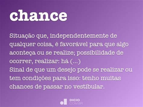 O Que Significa Chance