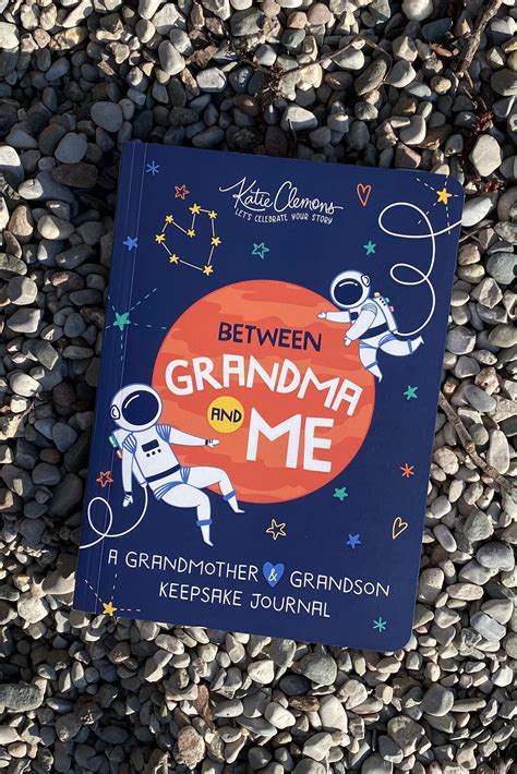 Grandmother grandson keepsake ideas: Writing prompt journal for boys