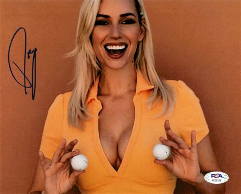 PAIGE SPIRANAC LPGA GOLFER SIGNED 8X10 PSA COA AI22106 | #3768328446