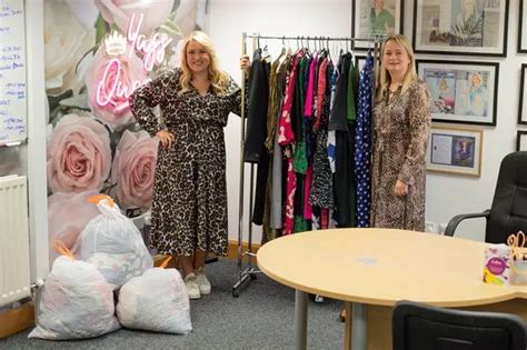 entrepreneur sara davies donates clothes  smart works newcastle