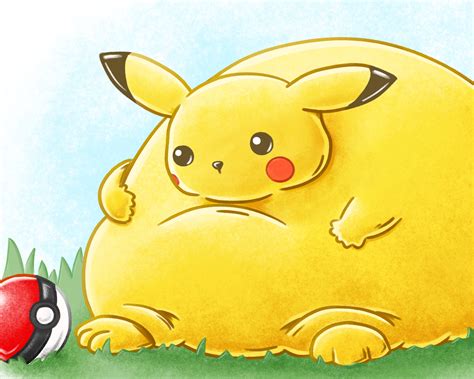 Cute Fat Pikachu Fat Pikachu's By EvilFattyDragon - Fur Affinity