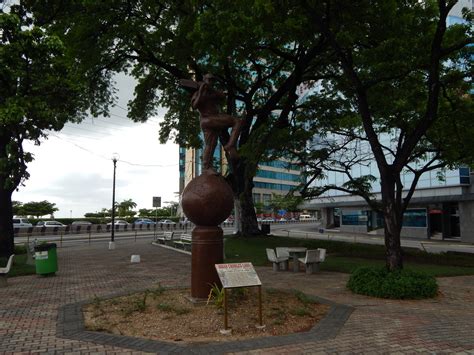 Brian Charles Lara Statue on the Promenade - Trinbago Travels