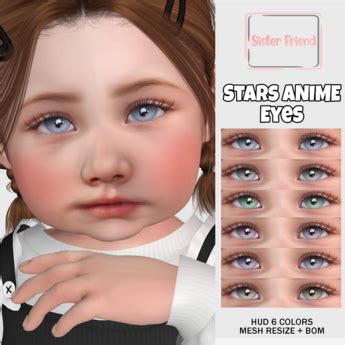 Second Life Marketplace - SF Stars Anime Eyes