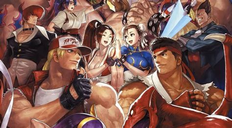 snk  capcoms promotional artwork   censored  cover mais