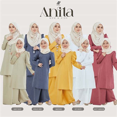 Kurung Anita - Off White | Baju Kurung | Modest Fashion Online Shopping