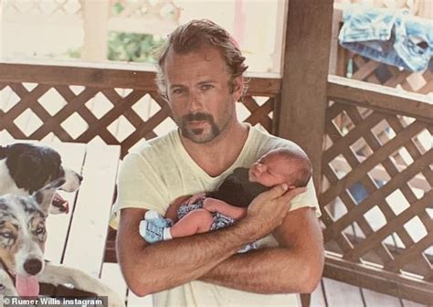 Rumer Willis shares snap of her mustachioed father Bruce Willis - Hot ...