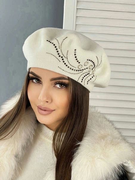 Цена штучно: 350руб Шапка для женщин, шерсть Берет женская Оптом ...