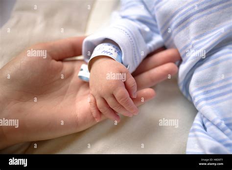 Newborn baby, hands detail Stock Photo - Alamy