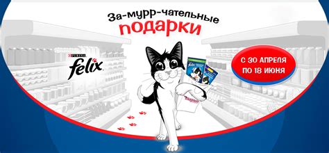 Акция на корм для кошек от Felix. И розыгрыш миллиона тенге (до 18.06. ...