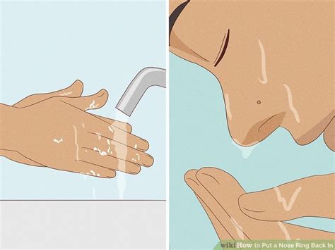 how to get nose ring back in