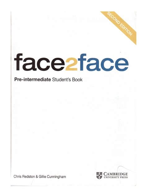 Face2Face Pre-Intermediate Students Book Second Edition Cambridge - p1