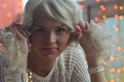 young woman curls wave  photo  pixabay