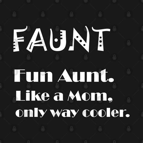 faunt fun aunt cartoon aunt  shirt teepublic