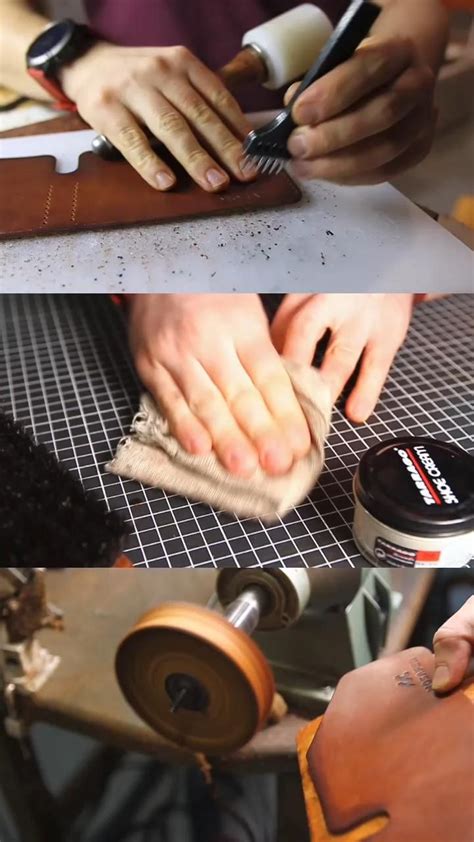 Creating a cardholder| создание кардхолдера [Video] | Leather handmade ...