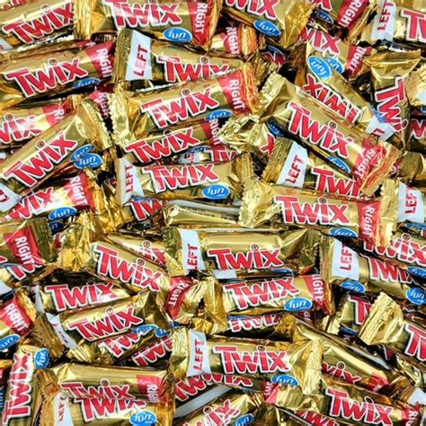 twix mini caramel chocolate cookie bars candy  bulk