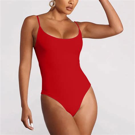 Ayolanni Red Slimming Bathing Suit for Women's One Piece Summer Beach