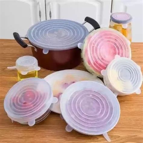imported multicolor transparent  silicone pot lids  pots