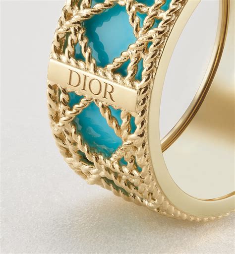 My Dior Ring Yellow Gold and Lacquer | DIOR