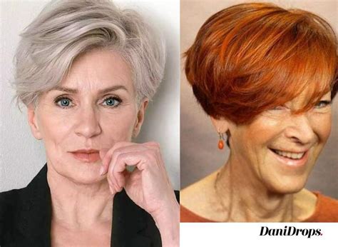 Cor De Cabelo Para Senhora De 60 Anos - Corte de Cabelo Repicado Curto para Senhoras de 60 Anos