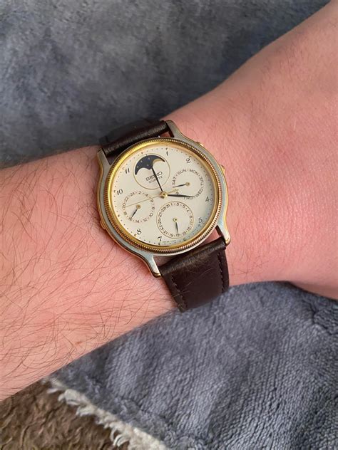 [WTS] Vintage Seiko Triple Calendar Moonphase : r/watch_swap