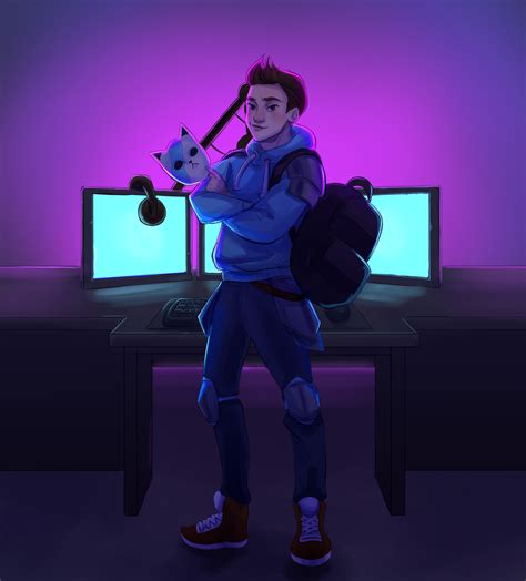 ArtStation - Twitch Streamer Art
