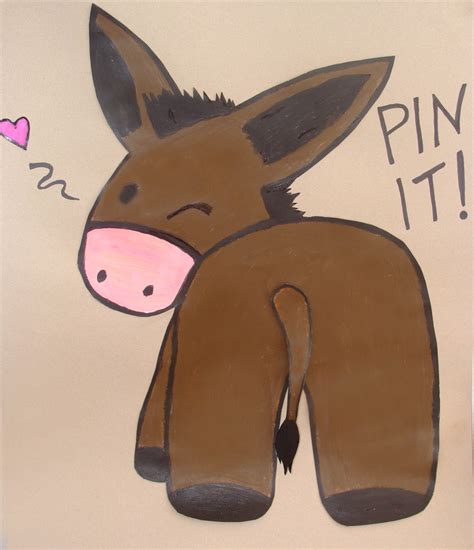 Pin The Tail On Donkey Printable