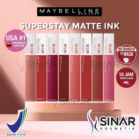 jual  maybelline super stay superstay matte ink original