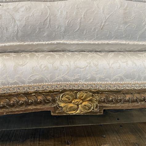 Fit for a Princess French Louis XV Giltwood Loveseat Sofa Settee For