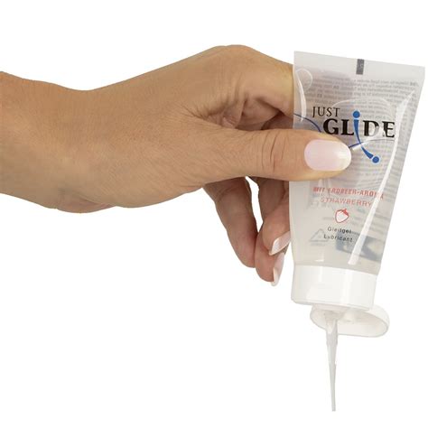 Lubrifiant intim, Just Glide, aroma Capsuni, 50ml - eMAG.ro