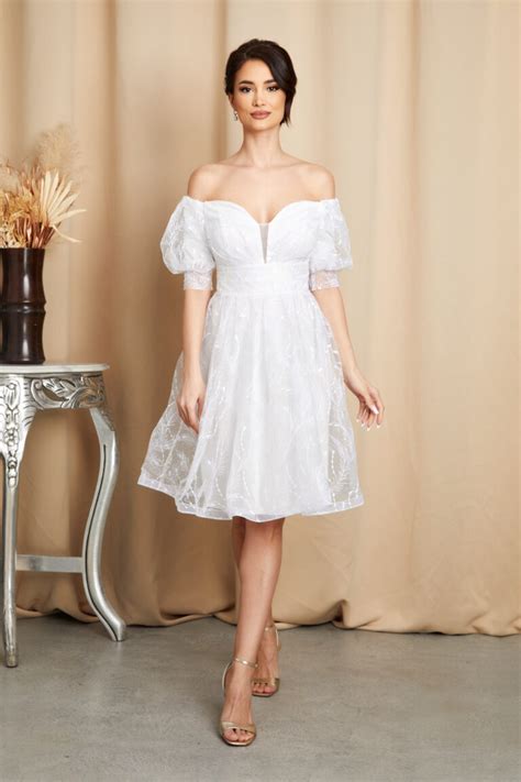 Rochii Albe Elegante Lungi, Scurte, Midi - Rochii Deosebite.ro