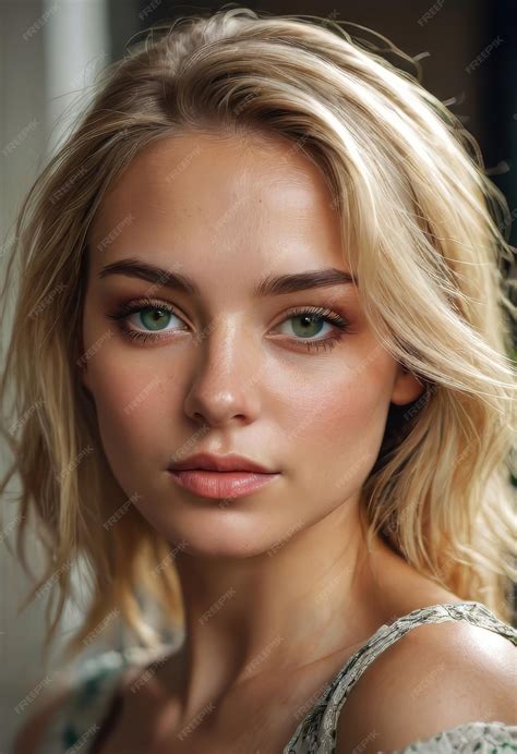 blonde hair green eyes 6