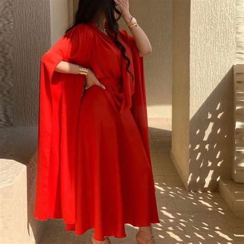 Robe-de-Soir-e-en-Satin-Rouge-Col-en-V-pour-Femme-Tenue-l-gante-Simple.jpg
