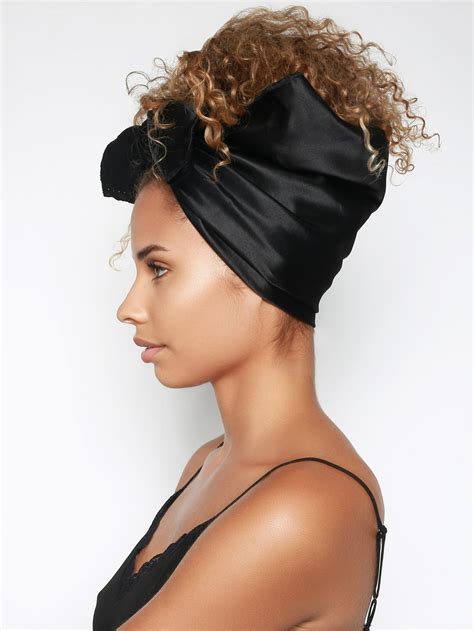 how to wear silk scarf in hair